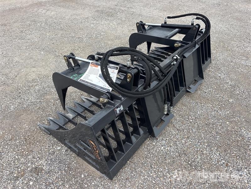 Arteer RGB-84W 84 in Skeleton Skid Steer Grapple Bucket ( グラップル
