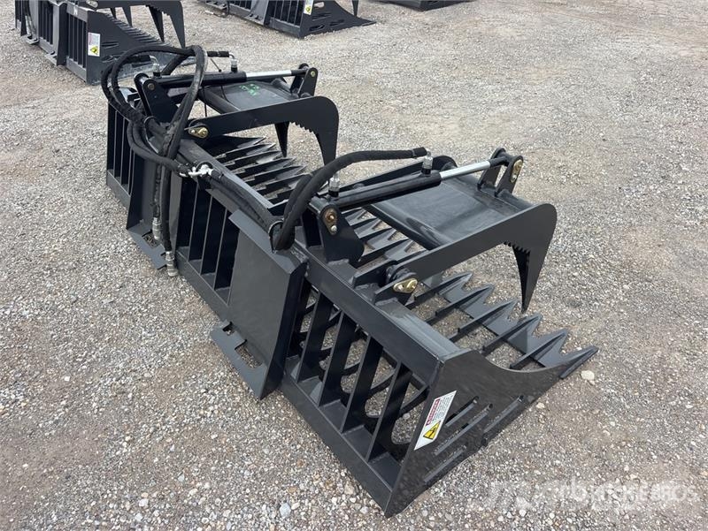 Arteer RGB-84W 84 in Skeleton Skid Steer Grapple Bucket ( グラップル