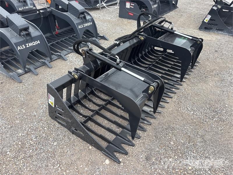 Arteer RGB-84W 84 in Skeleton Skid Steer Grapple Bucket ( グラップル
