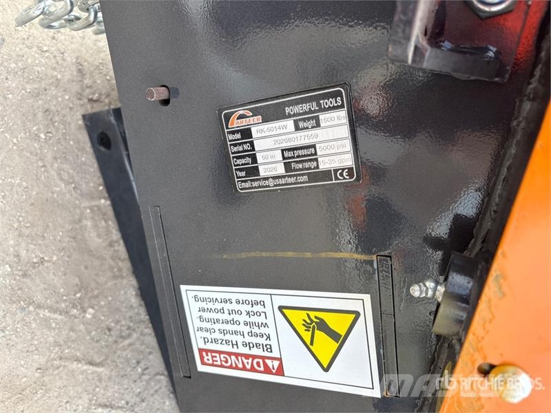 Arteer RK-5014W 50 in Skid Steer Mulcher (Unused) ماكينات تقطيع أخشاب الحراجة