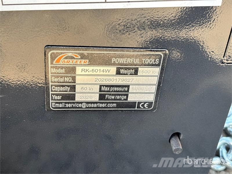 Arteer RK-5014W 50 in Skid Steer Mulcher (Unused) Trince forestali