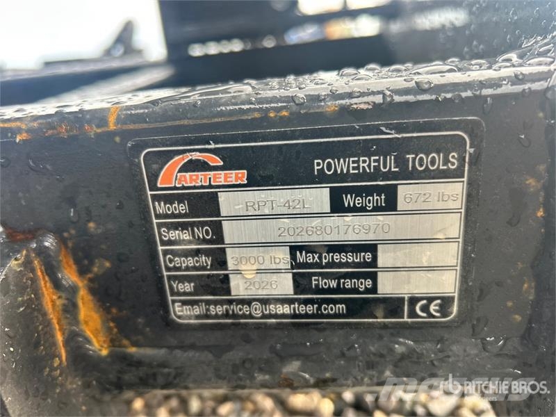 Arteer RPT-42L 60 in Rotating Skid Steer Forks (Unused) Forks