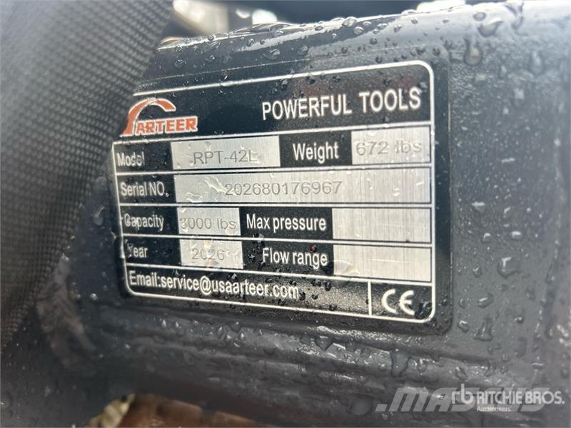 Arteer RPT-42L 60 in Rotating Skid Steer Forks (Unused) Forks