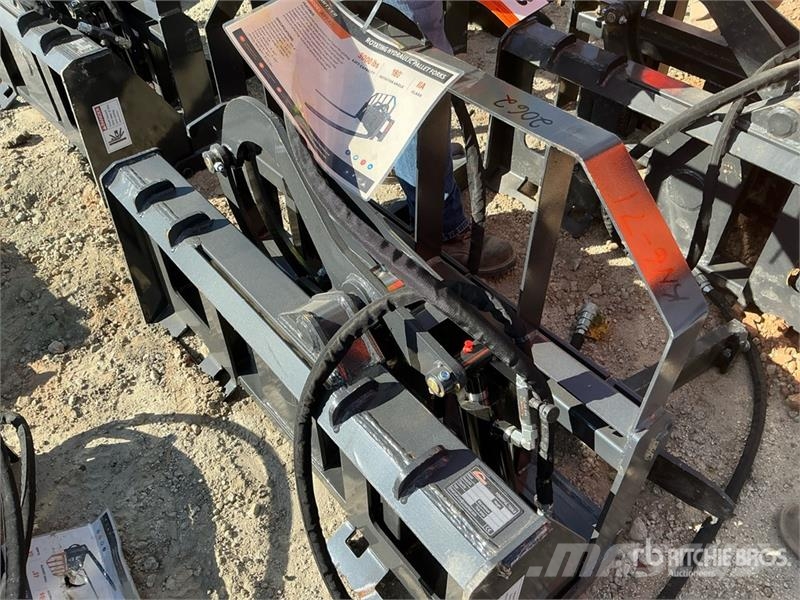 Arteer RPT-42L 60 in Rotating Hydraulic Skid Steer Forks  Fourche