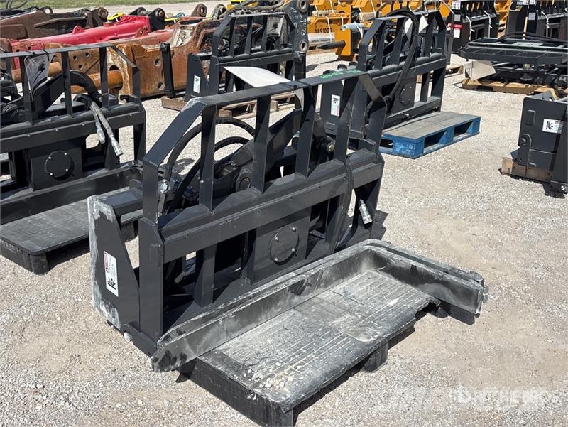 Arteer RPT-42L 60 in Rotating Hydraulic Skid Steer Forks Horquillas