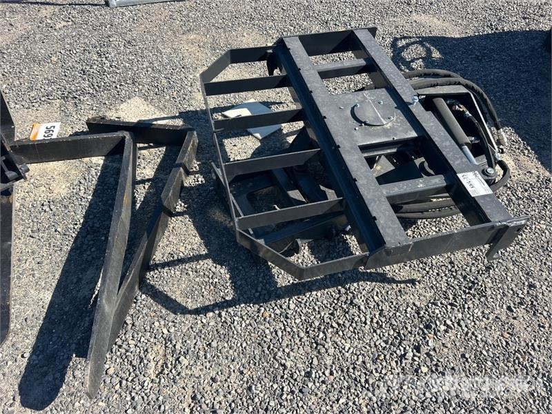 Arteer RPT-42L 60 in Rotating Hydraulic Skid Steer Forks Gabeln