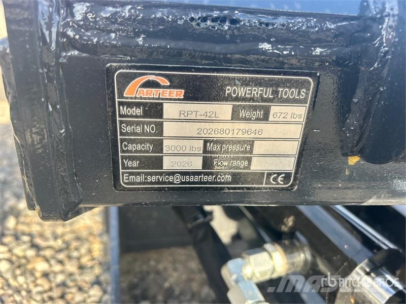 Arteer RPT-42L 60 in Rotating Hydraulic Skid Steer Forks  شوكات