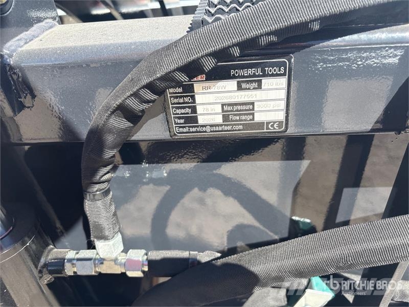 Arteer RR-78W 78 in Root Skid Steer Grapple (Unused) Chwytaki