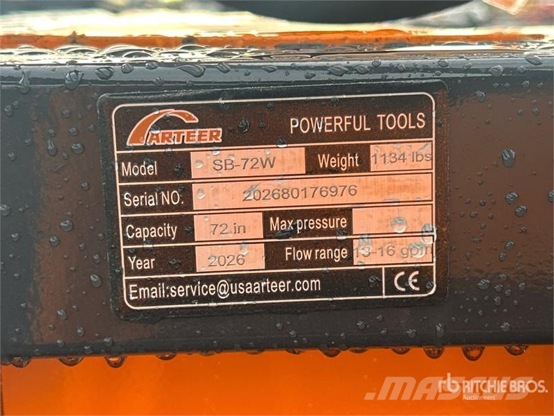 Arteer SB-72W 72 in Skid Steer Screening Bucket (Unused) Screening buckets