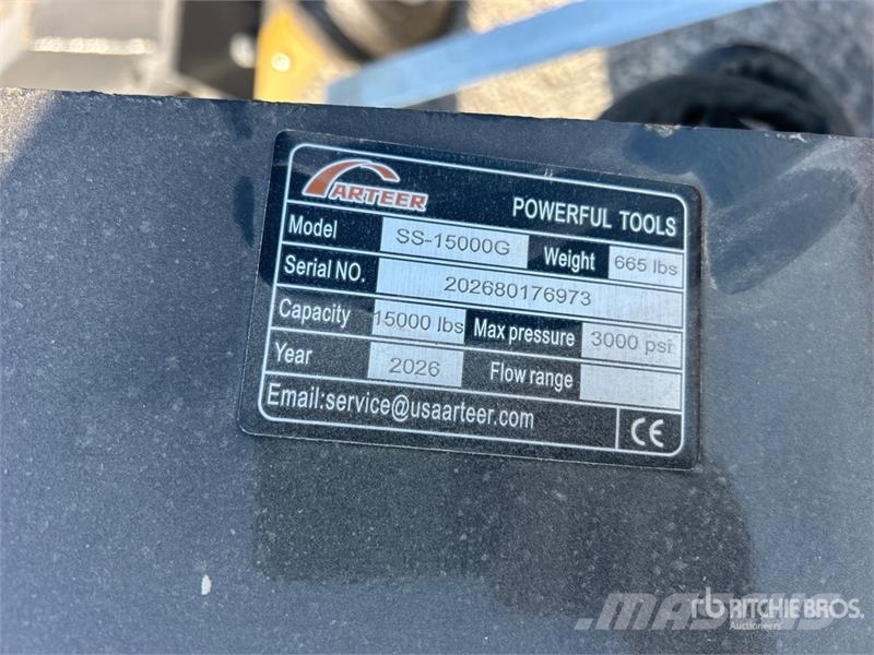 Arteer SS-15000G 15000 lb Skid Steer Logging Winch (Unuse Ostale komponente za građevinarstvo