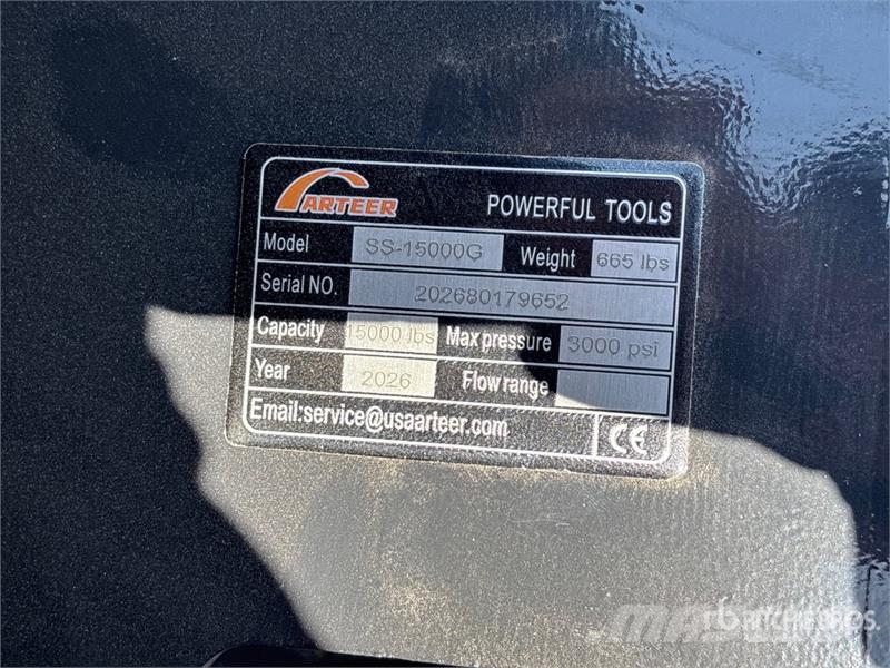 Arteer SS-15000G 15000 lb Skid Steer Logging Winch (Unuse Citas sastāvdaļas