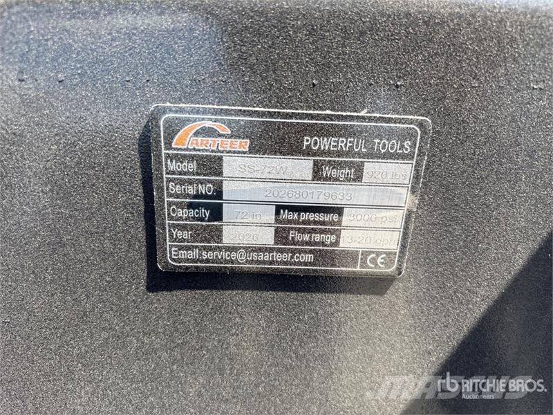 Arteer SS-72W 72 in Skid Steer Sweeper (Unused) Perii