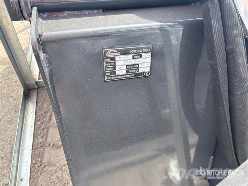 Arteer SS-72W 72 in Skid Steer Sweeper (Unused) Četke
