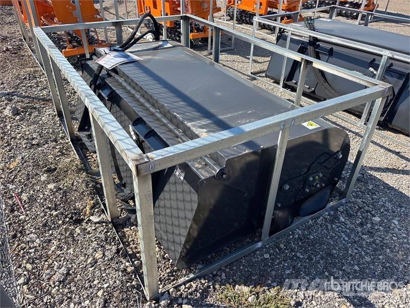 Arteer SS-72W 72 in Skid Steer Broom (Unused) Brushes