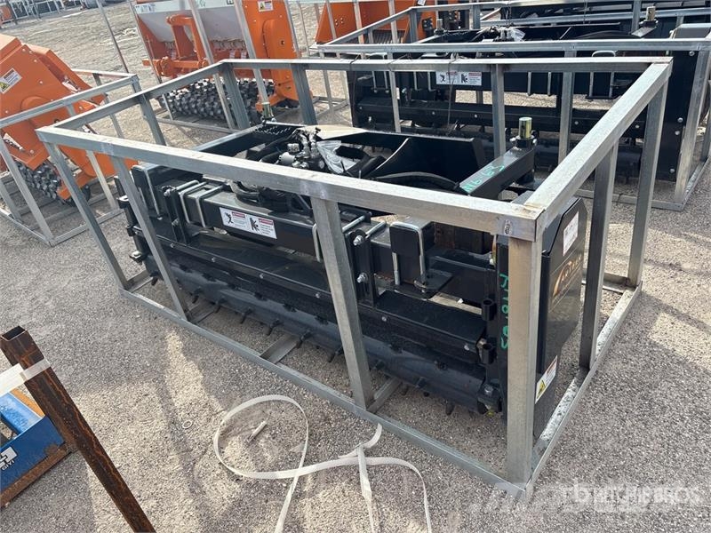 Arteer SSPR-72W 72 in Skid Steer Power Rake (Unused) Rastrilladoras y rastrilladoras giratorias