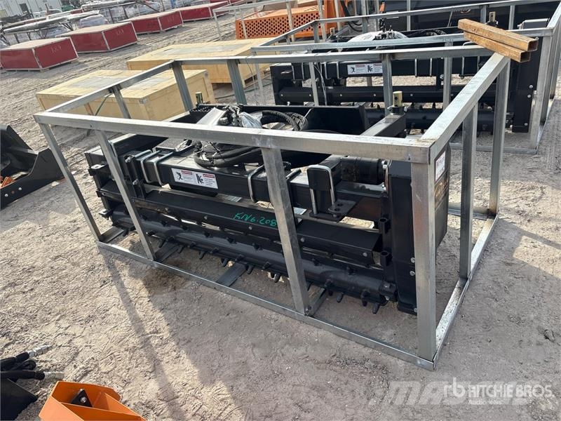 Arteer SSPR-72W 72 in Skid Steer Power Rake (Unused) Okretači i sakupljači sijena