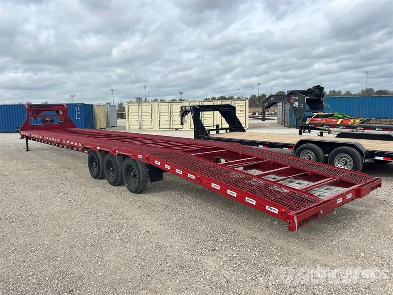 Ascend GN44-21 Tri/A Gooseneck Equipment Trailer Rimorchio per il trasporto di veicoli