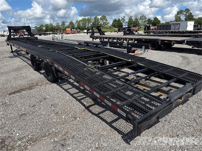 Ascend Industries GN44-21 44 ft Tri/A Gooseneck Equipment Remorque porte engin