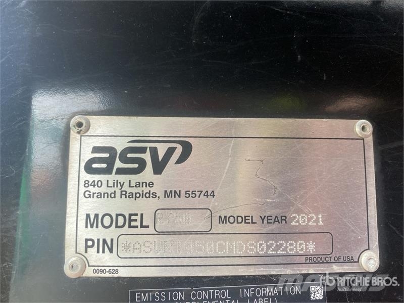 ASV RT50 Compact Track Loader (Inoperable) Liukuohjatut kuormaajat