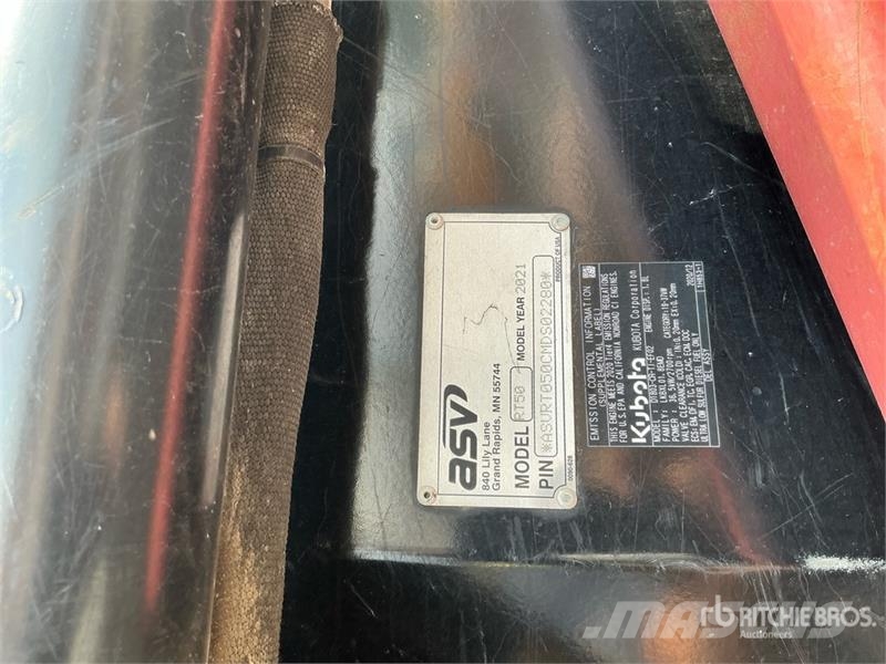 ASV RT50 Compact Track Loader (Inoperable) Liukuohjatut kuormaajat