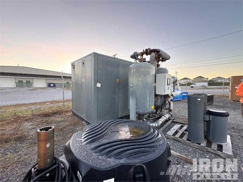Atlas Copco G200 Skid-Mounted Electric 250 HP A/C with Dryer A Compressors