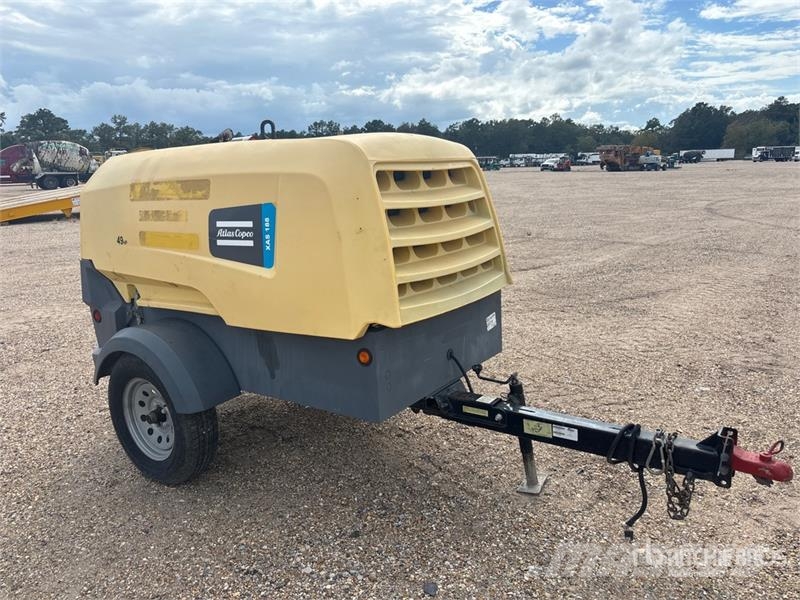 Atlas Copco of Atlas Copco XAS188 KD T4F 189 cfm Mobile 125 g Kompresorji
