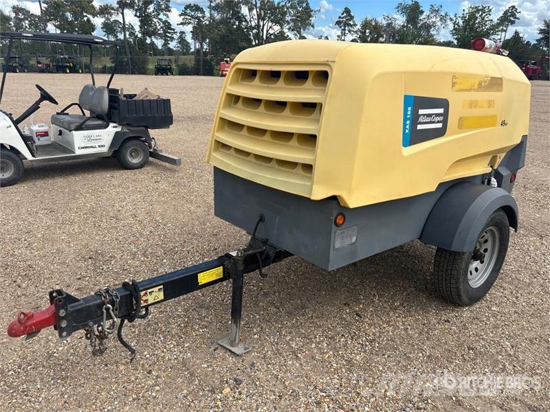 Atlas Copco of Atlas Copco XAS188 KD T4F 189 cfm Mobile 125 g Kompresorji