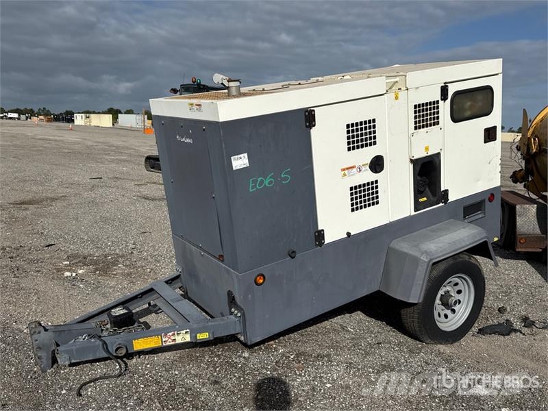 Atlas Copco QAS70 56 kW Mobile Generator Set Diesel Generators