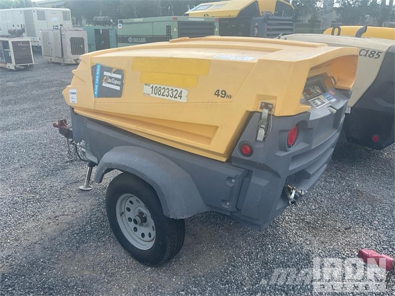 Atlas Copco XAS 185 KD7 T4F 185 cfm Mobile Air Compressor Kompressorer