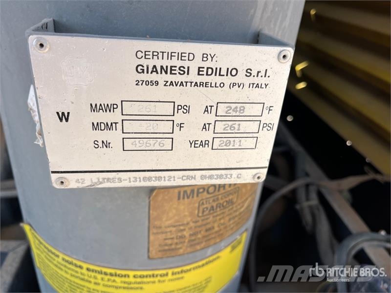 Atlas Copco XAS 375 T3 Mobile Air Compressor Kompresori