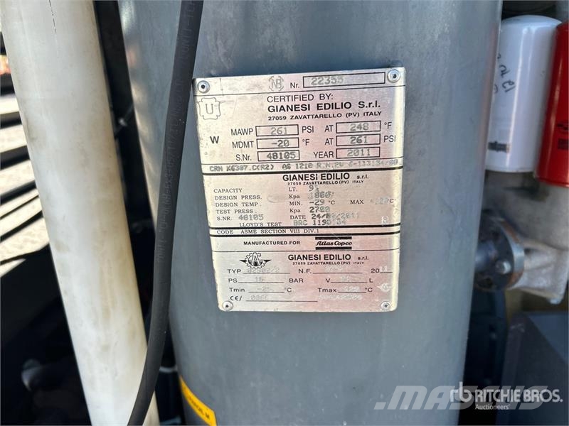 Atlas Copco XATS 800 CD7 Mobile Air Compressor Compressors