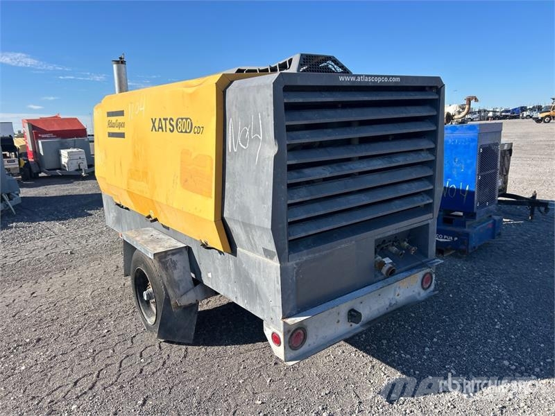 Atlas Copco XATS 800 CD7 Mobile Air Compressor Compressors
