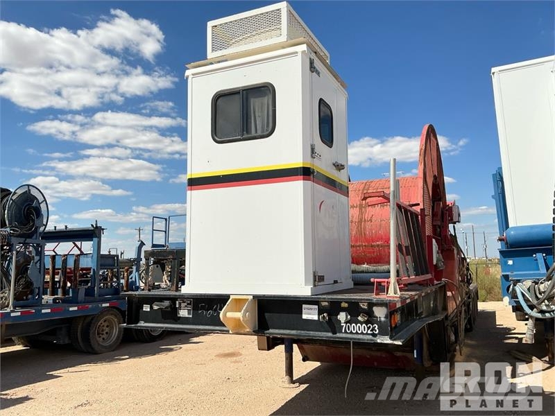  Atoka Trailer  (3) 48 ft Coil Tubing Reel Trailer Pārstrādes iekārtas