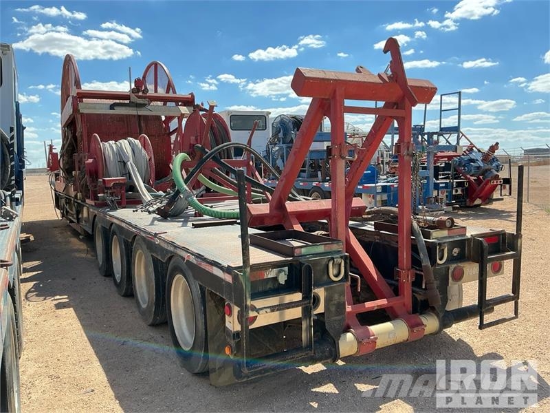  Atoka Trailer  (3) 48 ft Coil Tubing Reel Trailer Pārstrādes iekārtas