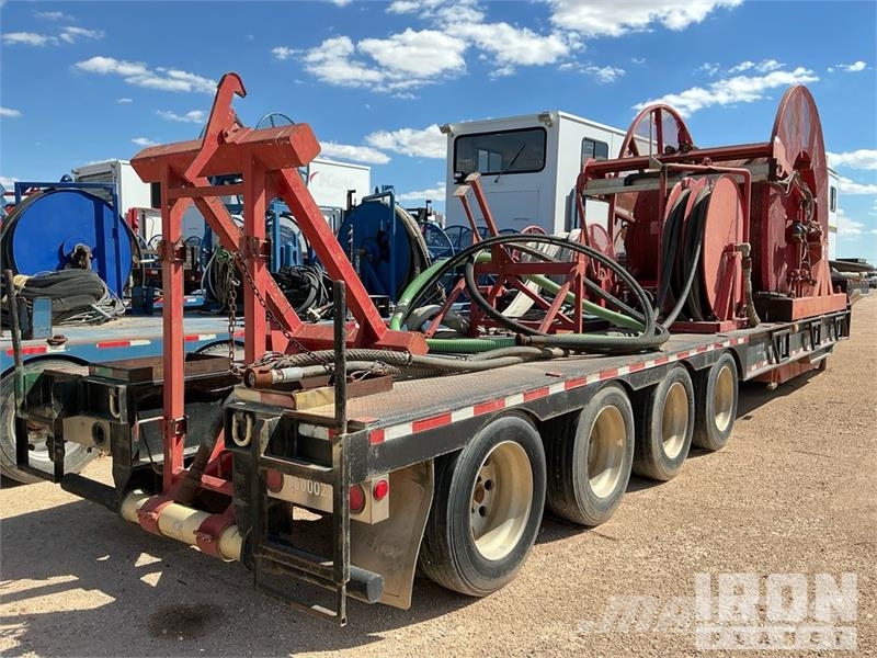  Atoka Trailer  (3) 48 ft Coil Tubing Reel Trailer Pārstrādes iekārtas