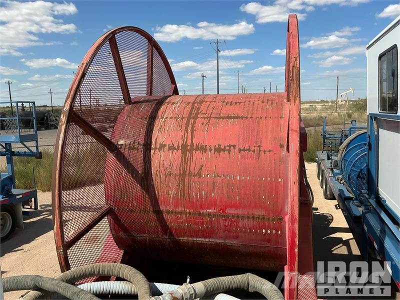  Atoka Trailer  (3) 48 ft Coil Tubing Reel Trailer Pārstrādes iekārtas