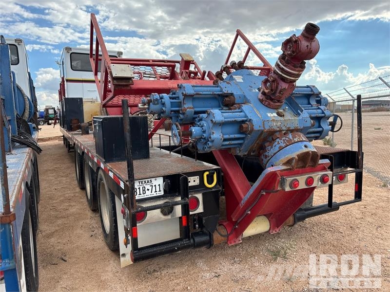 Atoka Trailer 49 ft Coil Tubing Reel Trailer Processing Equipment