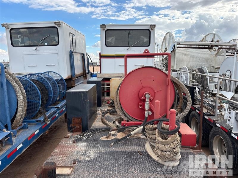 Atoka Trailer 49 ft Coil Tubing Reel Trailer Processing Equipment