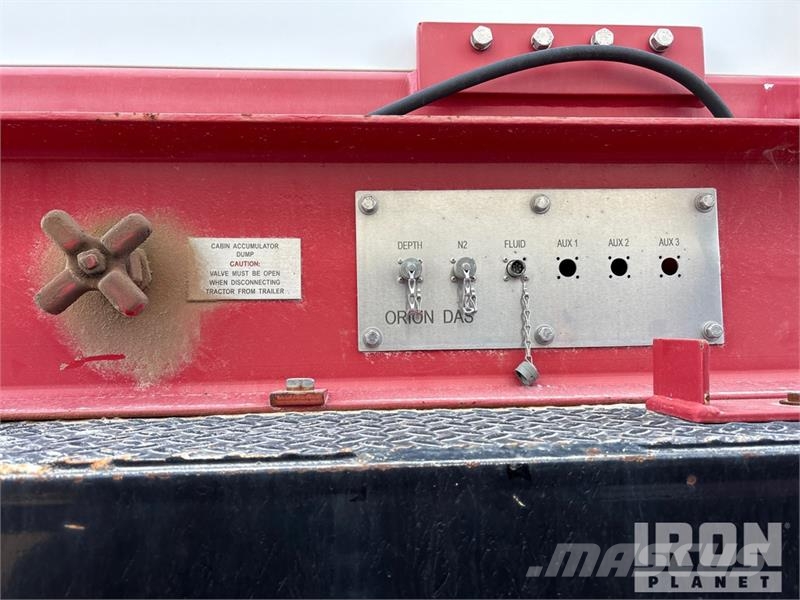 Atoka Trailer 49 ft Coil Tubing Reel Trailer Processing Equipment