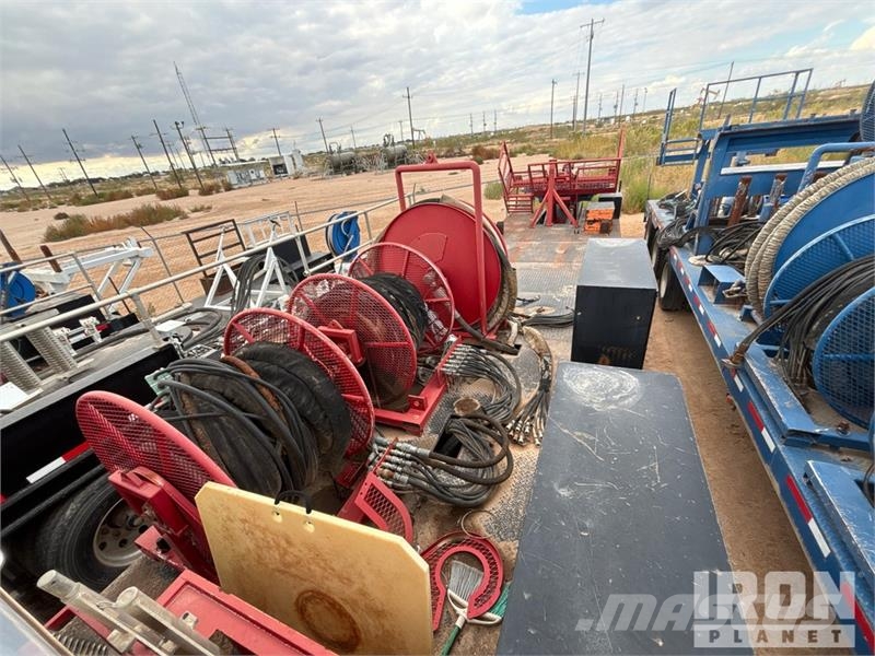 Atoka Trailer 49 ft Coil Tubing Reel Trailer Processing Equipment