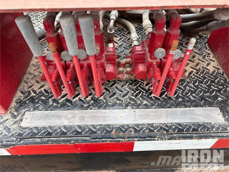 Atoka Trailer 49 ft Coil Tubing Reel Trailer Processing Equipment