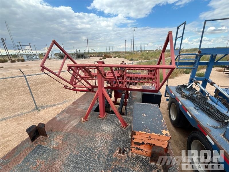 Atoka Trailer 49 ft Coil Tubing Reel Trailer Processing Equipment