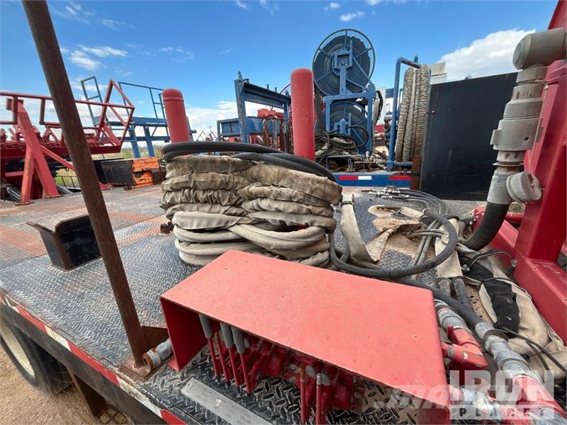 Atoka Trailer 49 ft Coil Tubing Reel Trailer Processing Equipment