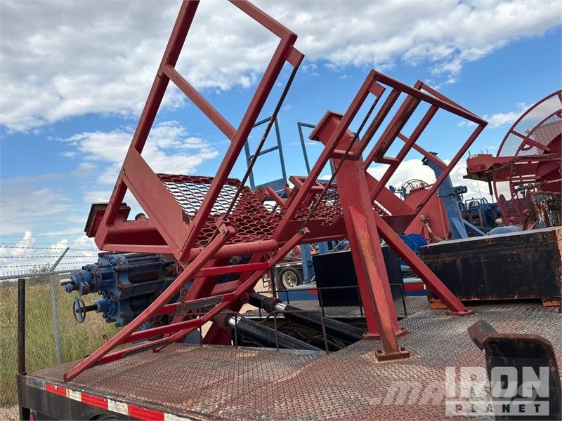 Atoka Trailer 49 ft Coil Tubing Reel Trailer Processing Equipment