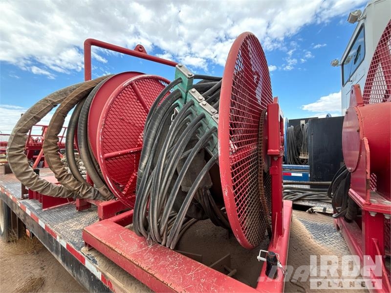 Atoka Trailer 49 ft Coil Tubing Reel Trailer Processing Equipment