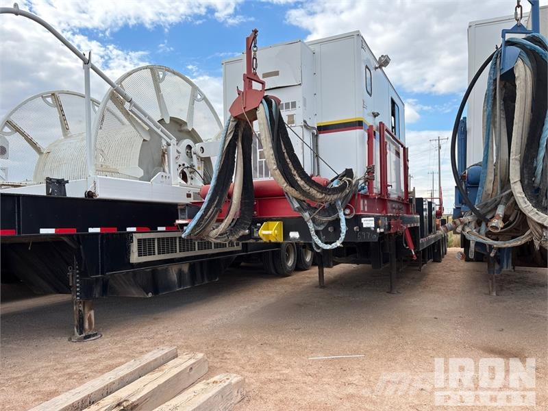 Atoka Trailer 49 ft Coil Tubing Reel Trailer Processing Equipment