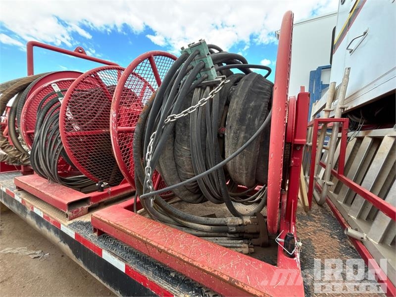 Atoka Trailer 49 ft Coil Tubing Reel Trailer Processing Equipment