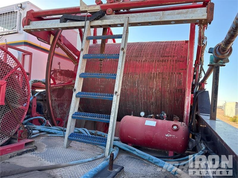 Atoka Trailer 51 ft Coil Tubing Reel Trailer Processing Equipment