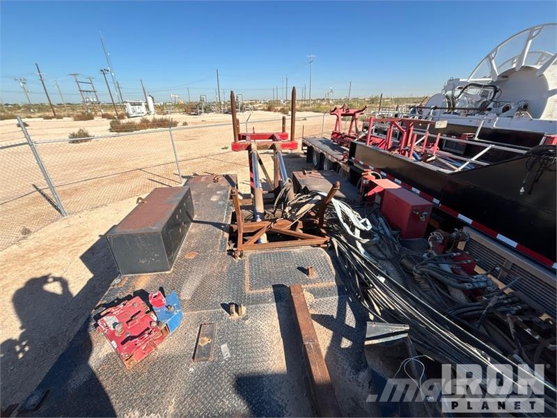 Atoka Trailer 51 ft Coil Tubing Reel Trailer Processing Equipment