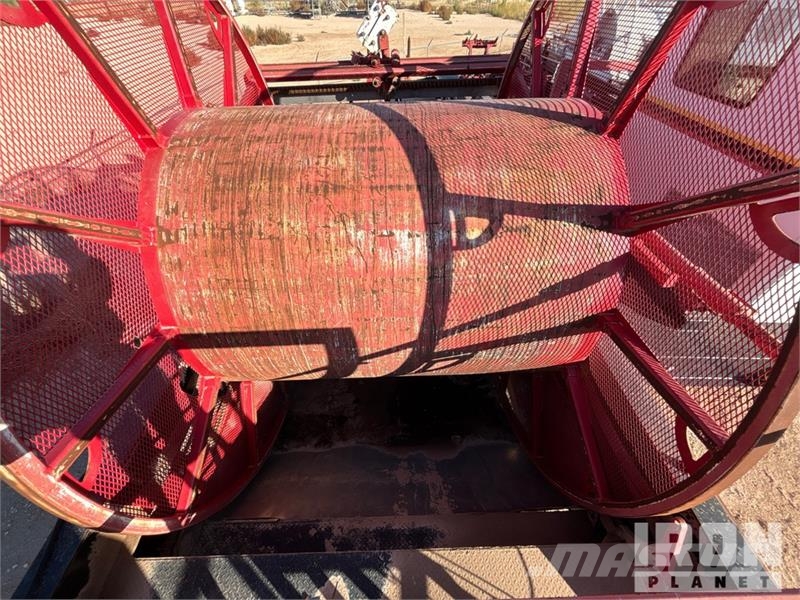 Atoka Trailer 51 ft Coil Tubing Reel Trailer Processing Equipment